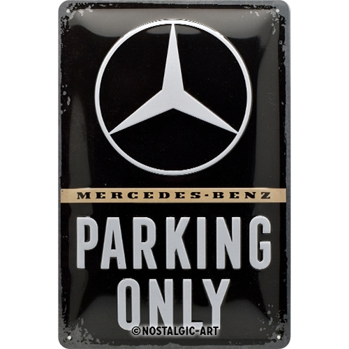 Preview: Tin - Mercedes-Benz - Parking Only